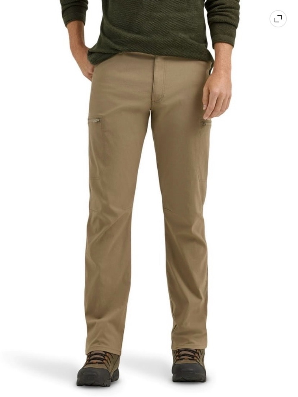 Wrangler men’s outdoor all terrain cargo straight fit pant size 44X30